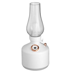 LED Humidifier Night Light with Retro Design for Cafe, Restaurant, and Home Atmosphere