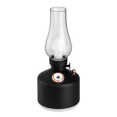 LED Humidifier Night Light with Retro Design for Cafe, Restaurant, and Home Atmosphere