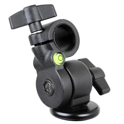 Triopo Tripod Head for Overhead and Horizontal Photography – aluminum alloy adjustable mount with bubble level for product and outdoor shots