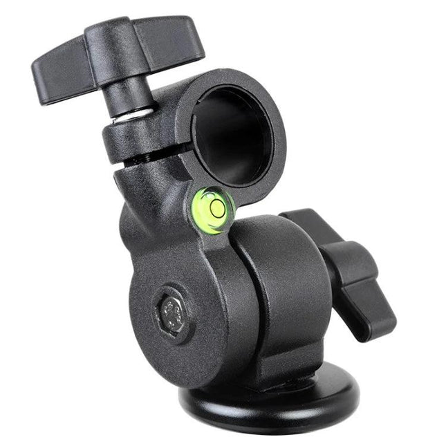 Triopo Tripod Head for Overhead and Horizontal Photography – aluminum alloy adjustable mount with bubble level for product and outdoor shots