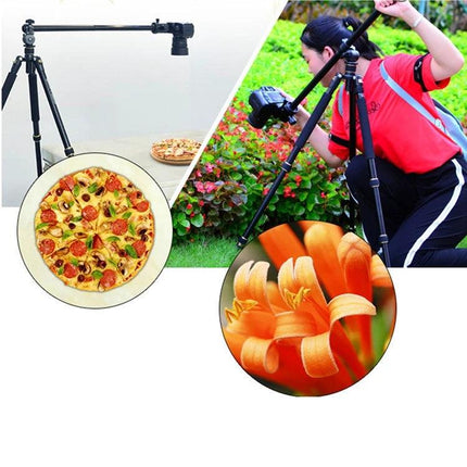 Triopo Tripod Head for Overhead and Horizontal Photography — aluminum alloy head for stable overhead product and outdoor flower shots