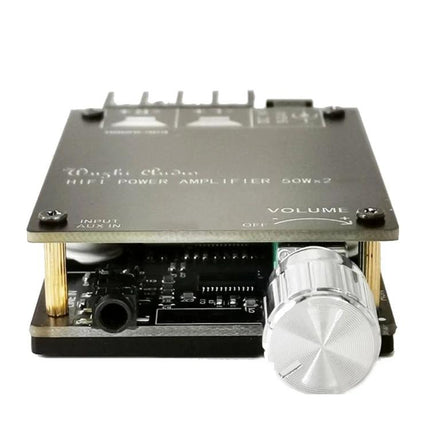 Bluetooth Wireless Stereo Audio Amplifier for Home Music Playback compact TPA3116D2 board with volume knob and AUX input