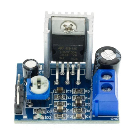 Audio Amplifier Boards for DIY Projects, Set of 5 Pieces - TDA2030A DIY amplifier board with heat sink and adjustable control
