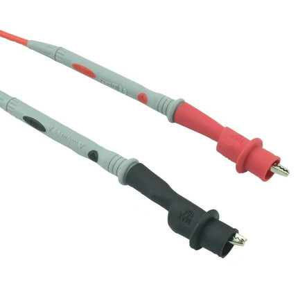 10 Pairs Universal Alligator Clips for Multimeter Testing - red and black insulated test leads with secure alligator clip tips