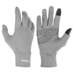 BOODUN B271054 Guantes de pantalla táctil de dedos completos para montar a caballo y montañismo al aire libre - Diseño de agarre de silicona