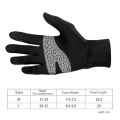 BOODUN B271054 Guantes de pantalla táctil de dedos completos para montar a caballo y montañismo al aire libre - Diseño de agarre de silicona