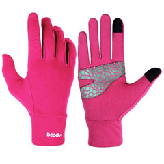 BOODUN B271054 Guantes de pantalla táctil de dedos completos para montar a caballo y montañismo al aire libre - Diseño de agarre de silicona