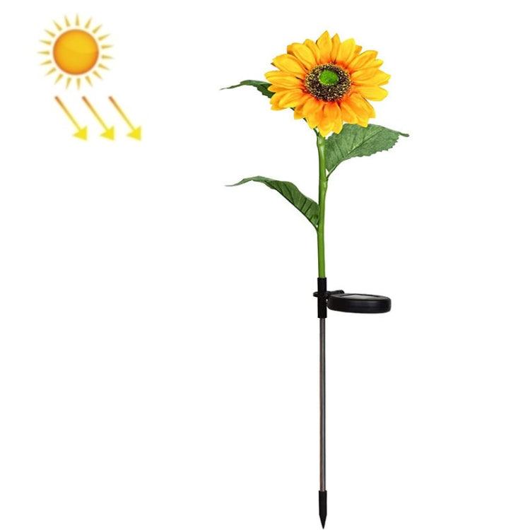 Solar-Powered LED Sunflower Garden Light for Outdoor Decor