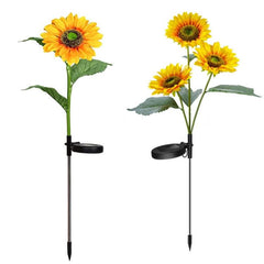 Solar-Powered LED Sunflower Garden Light for Outdoor Decor