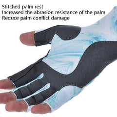 BOODUN P111439 Unisex Summer Fishing and Cycling Gloves - Non-Slip Ice Silk Sunscreen Protector