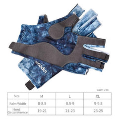 BOODUN P111439 Unisex Summer Fishing and Cycling Gloves - Non-Slip Ice Silk Sunscreen Protector