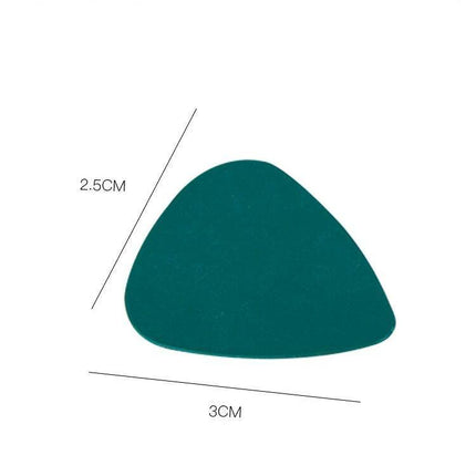 Guitar Picks for Everyday Music Practice at Home – teal 3cm x 2.5cm thin practice pick for acoustic electric bass and ukulele