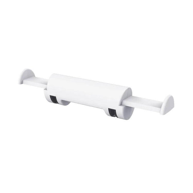 Retractable Double Hook Bracket For PS5 Headset Storage white ABS retractable arms wall or shelf mount compact organizer