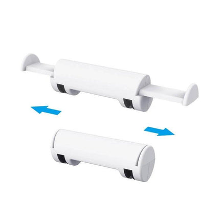 Retractable Double Hook Bracket For PS5 Headset Storage compact ABS wall mount with retractable arms for tidy gaming