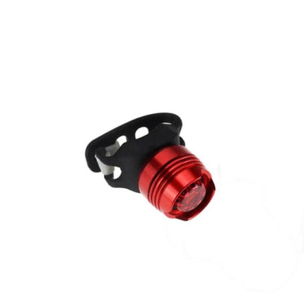 Bicycle Headlight and Taillight Set USB Rechargeable - compact red rear taillight with silicone mount for urban commutes and night visibility