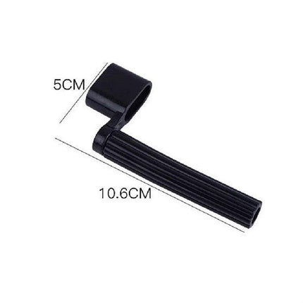 Guitar String Tool for Musicians' Daily Maintenance - black quick-turn winding and grooved non-slip handle, compact 10.6cm tool for guitars and ukuleles
