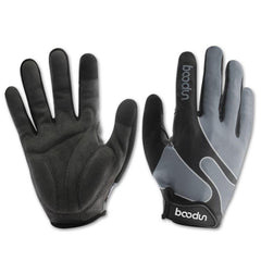 Boodun Long Finger Cycling Gloves with Touch Screen Capability - Elastic Sports Gloves for Outdoor Activities