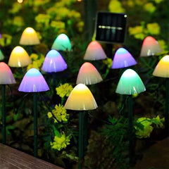 Solar-Powered Decorative Mushroom Garden Lights for Outdoor Ambiance