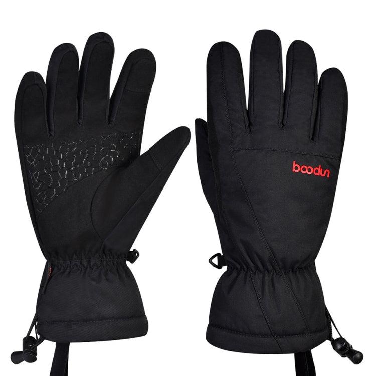 Boodun Touchscreen Ski Gloves with Five Fingers - Windproof, Waterproof, and Warm for All Outdoor Activities