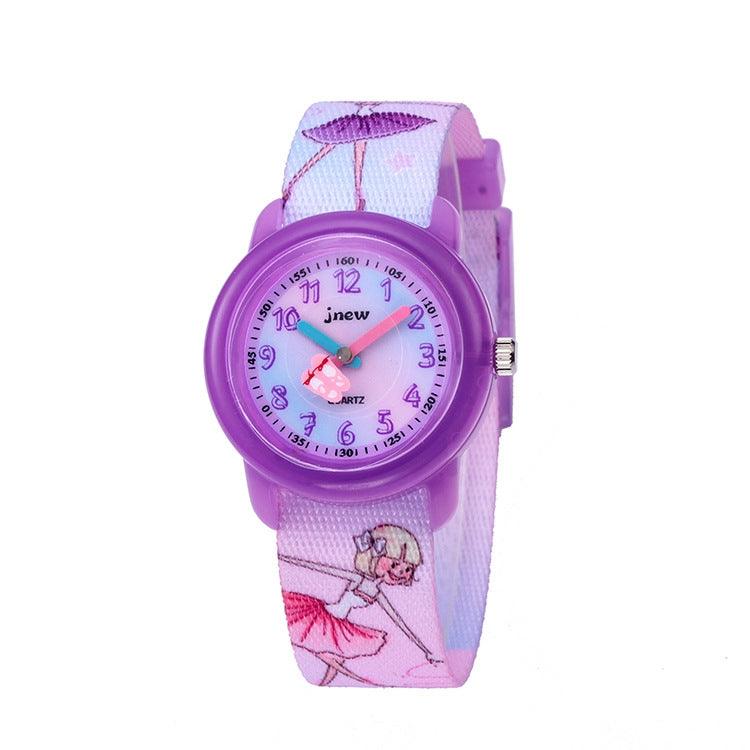 Kids Cartoon Waterproof Learning Quartz Watch A369-86365