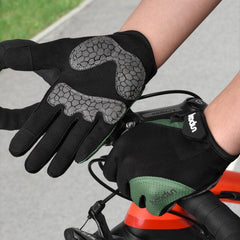 Boodun Breathable Long Finger Bike Gloves for Outdoor Sports and Activities