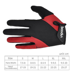 Boodun Breathable Long Finger Bike Gloves for Outdoor Sports and Activities