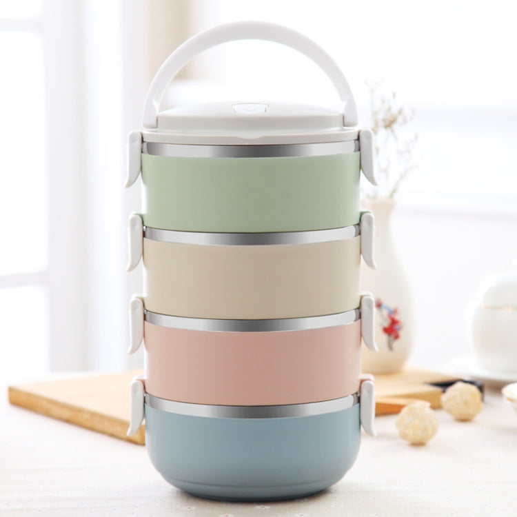 Gradient Color Lunch Box Food Bento Box Stainless Steel Container