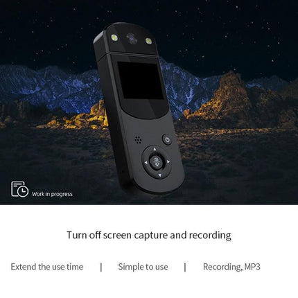 Multi-Function Digital Video Camera for Sports and Recording Sessions shown handheld against a night landscape, ideal for sports, meetings, and webcam use
