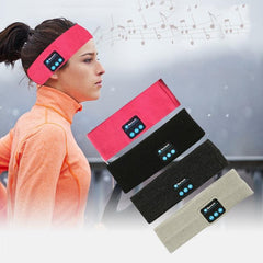 Bluetooth-Enabled Sports Headband for Running, Yoga, and Outdoor Workouts