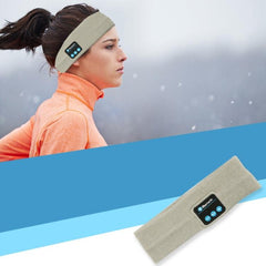 Bluetooth-Enabled Sports Headband for Running, Yoga, and Outdoor Workouts