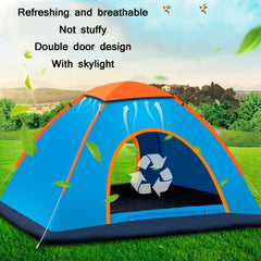 Automatic Quick-Setup Rainproof and Sun-Proof Camping Tent for Outdoor Beach Use