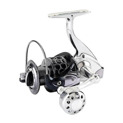 13-Axis Anti-Seawater Spinning Fishing Wheel for Sea Angling with alloy body, manganese brass drive shaft and 12+13 dual bearings for smooth saltwater use