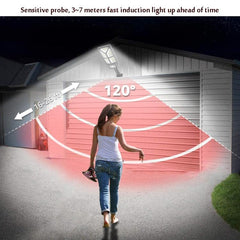 Solar-Powered Motion Sensor Wall Light for Outdoor Spaces