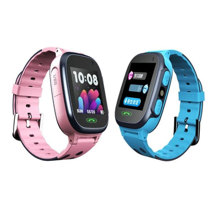 Essential Smart Watch for Children's Daily Safety Needs - pink and blue kids GPS watch with call, messaging, and location tracking
