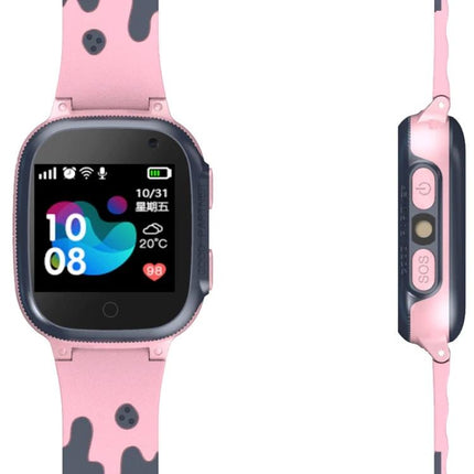 Essential Smart Watch for Children's Daily Safety Needs - pink kids GPS watch with SOS button, call and messaging for school and playdate tracking