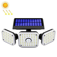 Lámparas solares de pared giratorias de 3 cabezales Human Sense, luz de calle para jardín al aire libre, resistente al agua