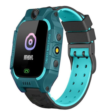 Children's Smart Watch for School Safety and Daily Monitoring - teal kids GPS watch with two-way call and location tracking
