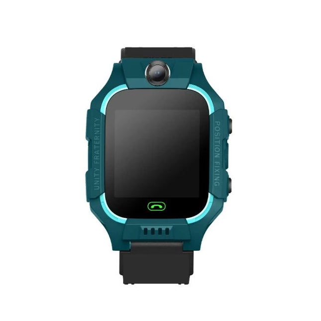 Children's Smart Watch for School Safety and Daily Monitoring - teal kids GPS watch with two-way call and camera
