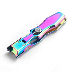 Stainless Steel Large Nail Clipper with Anti-Splash Design and Curved Blade