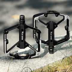 WEST BIKING Premium Aluminum Alloy & Steel Bicycle Pedals for Road and Mountain Bikes