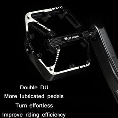 WEST BIKING Premium Aluminum Alloy & Steel Bicycle Pedals for Road and Mountain Bikes