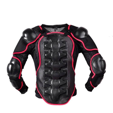 Ghost Racing Motorcycle Chest Protector For Riding, Size M - black red protective chest and back armor with adjustable waist for motorcycle riding