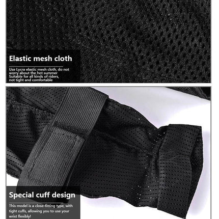 Ghost Racing Motorcycle Chest Protector For Riding, Size M - black elastic mesh fabric and special cuff design for secure fit