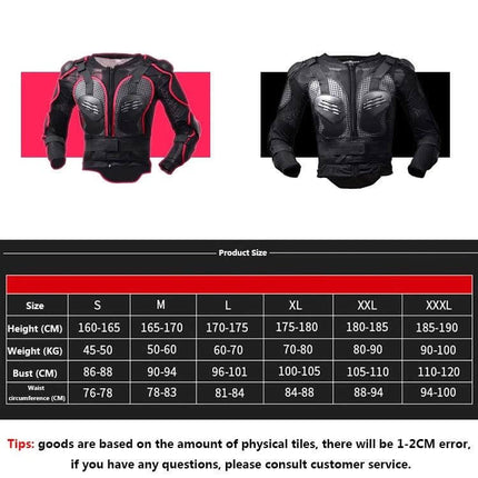 Ghost Racing Motorcycle Chest Protector For Riding, Size M - male protective nylon spandex EVA PP chest protector with adjustable waist and non-slip back
