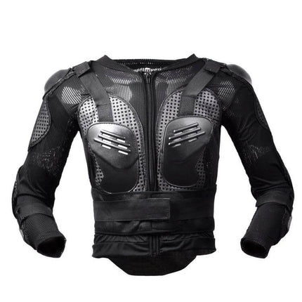 Ghost Racing Motorcycle Chest Protector For Riding, Size M black nylon spandex protective chest protector with adjustable waist and cuffs