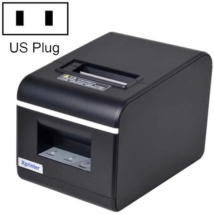 Xprinter 58mm Portable Thermal Receipt Printer for Business showing compact black thermal receipt printer with US plug
