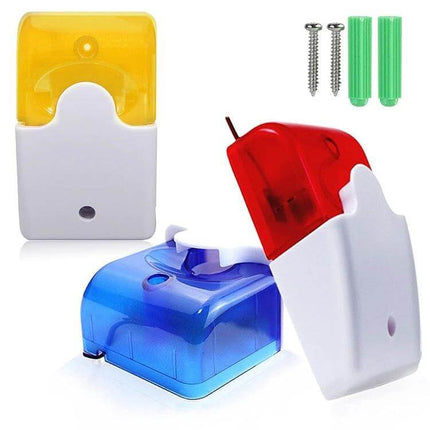 Emergency Alarm with Sound and Light for Industrial Settings small wall-mounted red blue yellow strobe and siren kit