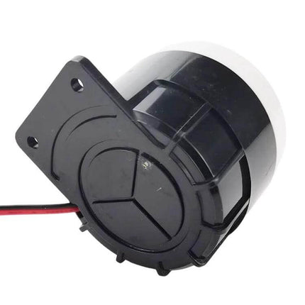 Wall-Mounted Electronic Siren Alarm for Anti-Theft Security compact black wall-mounted siren for home garage security installation