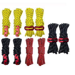 Luminous Multi-Function Wind Rope with Buckle for Camping Tents and Outdoor Use