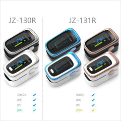 Portable Digital Finger Pulse Oximeter with Blood Oxygen Saturation and Heart Rate Monitor